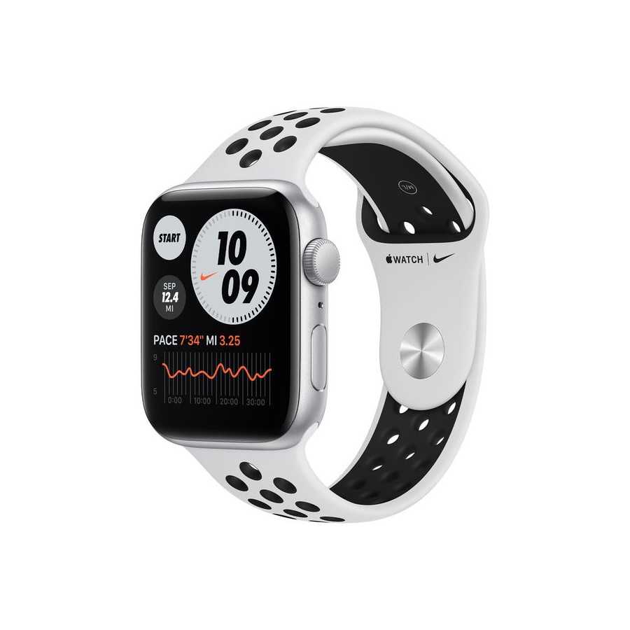 Apple Watch SE - Argento NIKE ricondizionato usato WSEALL44MMGPSNIKESILVER-A+