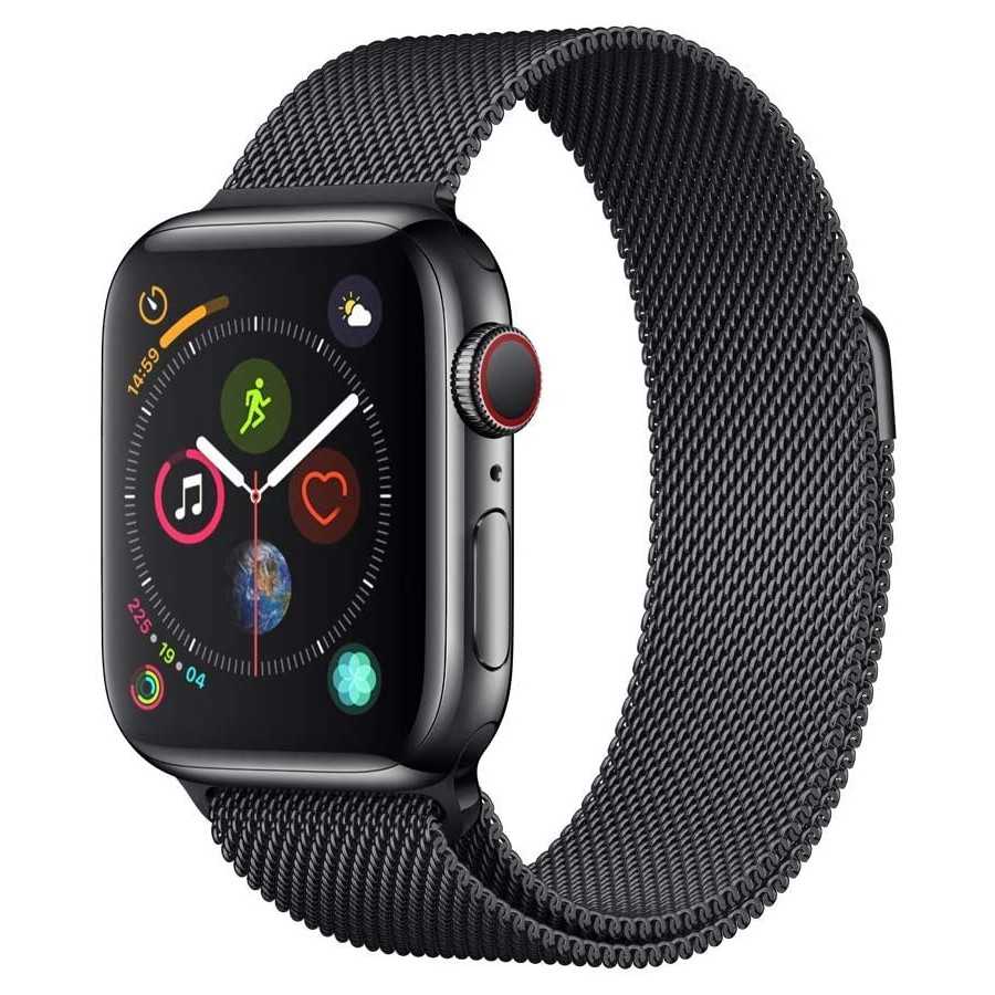 Apple Watch 4 - NERO ricondizionato usato WATCHS4NEROACCIAIO44CELLGPSAB