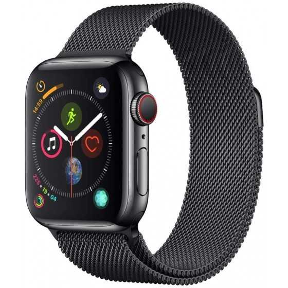 Apple Watch 4 - NERO ricondizionato usato WATCHS4NEROACCIAIO44CELLGPSB