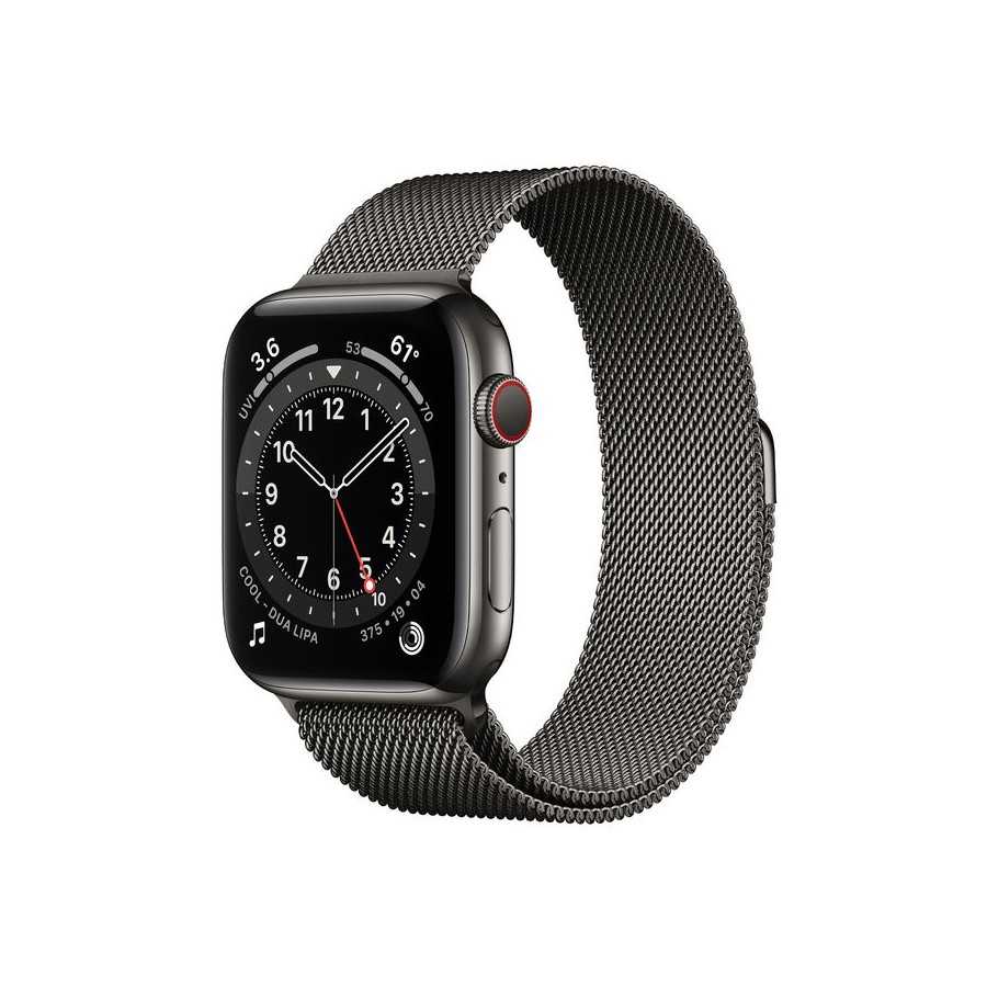 Apple Watch 6 - Grigio Siderale ricondizionato usato AWS640MMGPS+CELLULARNEROACC-A+