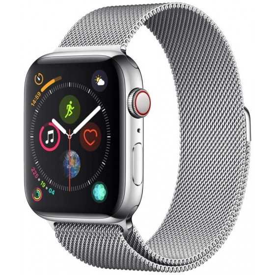 Apple Watch 4 - SILVER ricondizionato usato WATCHS4SILVERACCIAIO40CELLGPSAB