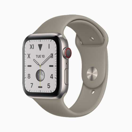 Apple Watch 5 - Argento ricondizionato usato W5TITANIO40MMCELLARGENTO-A+