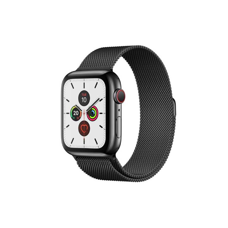 Apple Watch 5 - Grigio Siderale ricondizionato usato W5ACCIAIO40MMCELLNERO-A