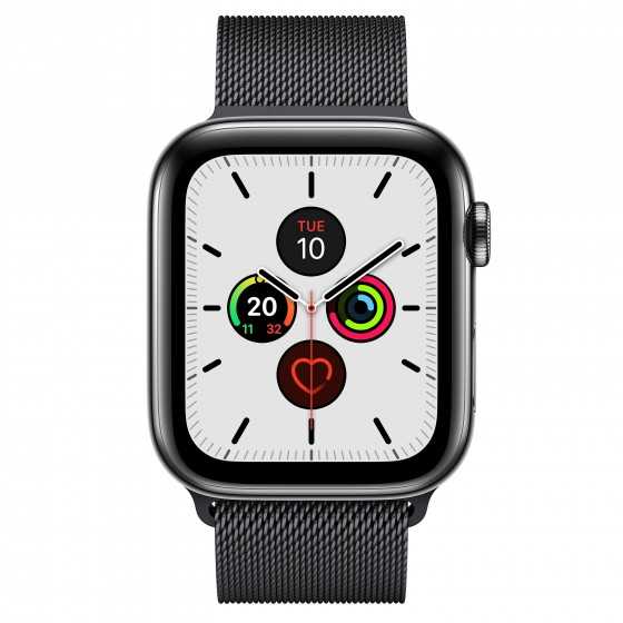 Apple Watch 5 - Grigio Siderale ricondizionato usato W5ACCIAIO40MMCELLNERO-A