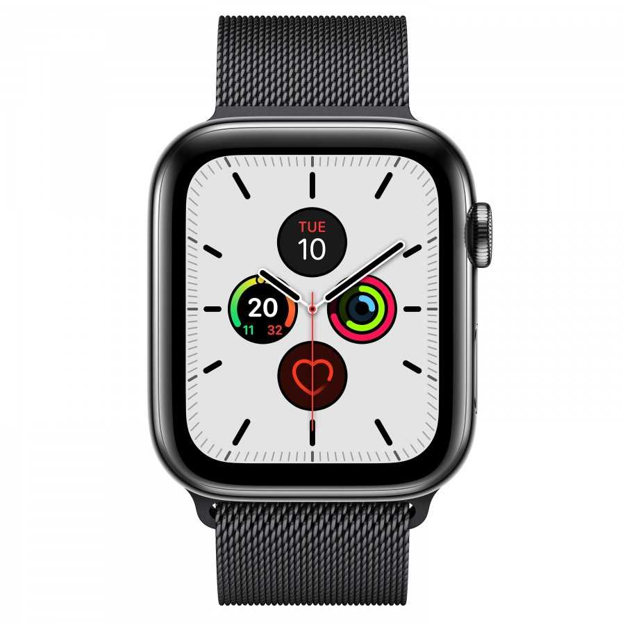 Apple Watch 5 - Grigio Siderale ricondizionato usato W5ACCIAIO40MMCELLNERO-B