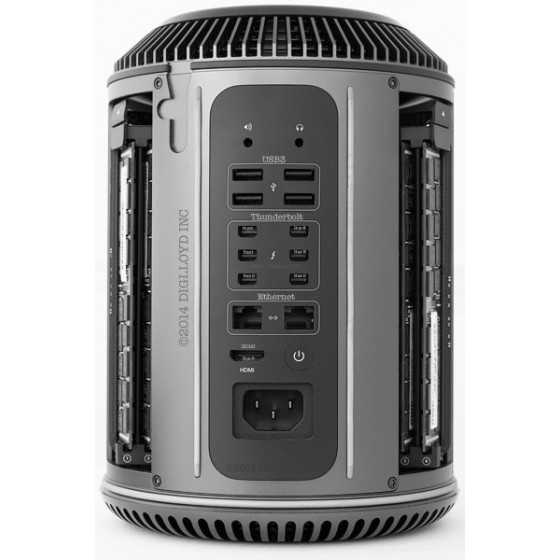 Mac Pro 3.7Ghz Quad-Core 12GB ram 256GB FLASH - Fine 2013 ricondizionato usato MG37