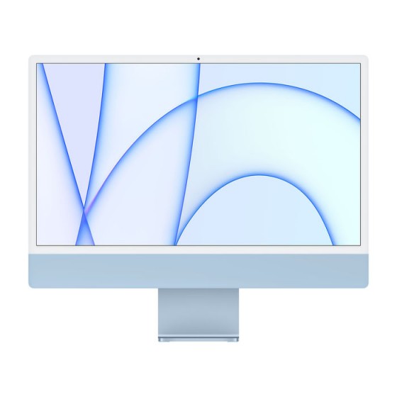 IMac 24" 5K Retina M1 8GB RAM 256GB Flash - 2021 Azzurro ricondizionato usato MG24M1A