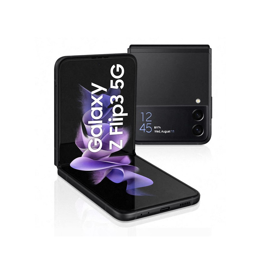 Galaxy Z Flip 3 - 128GB Nero ricondizionato usato ZFLIP3NERO128A+