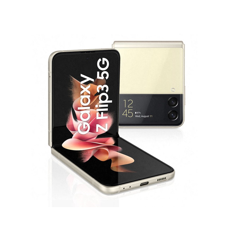Galaxy Z Flip 3 - 128GB Bianco ricondizionato usato ZFLIP3BIANCO128A+