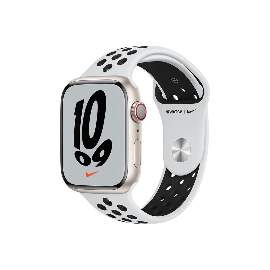 Apple Watch 7 - Argento Nike ricondizionato usato S7SILVERNIKE41MM4GA+