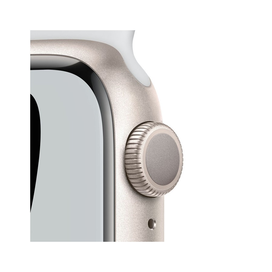 Apple Watch 7 - Argento Nike ricondizionato usato S7SILVERNIKE41MMGPSA+