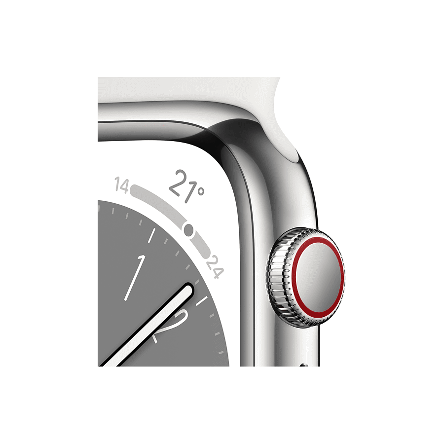 Apple Watch 8 - Stainless Argento ricondizionato usato AWS8STAINA4G41A