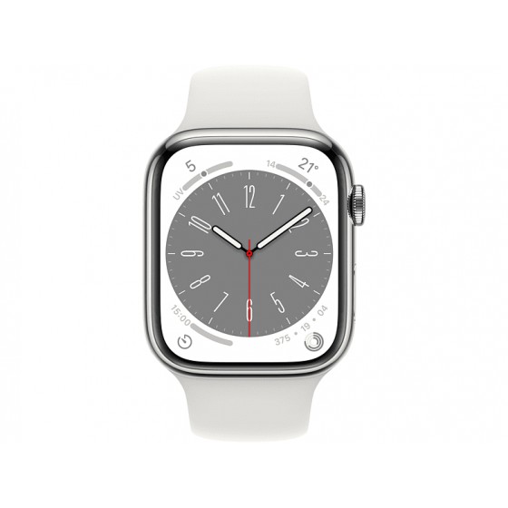 Apple Watch 8 - Stainless Argento