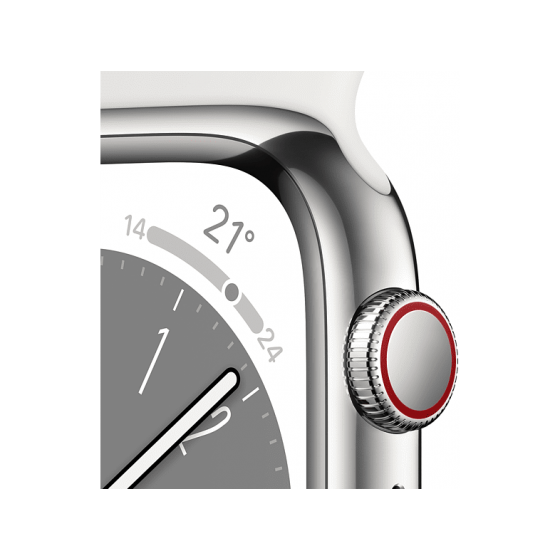 Apple Watch 8 - Stainless Argento ricondizionato usato AWS8STAINA4G45AB