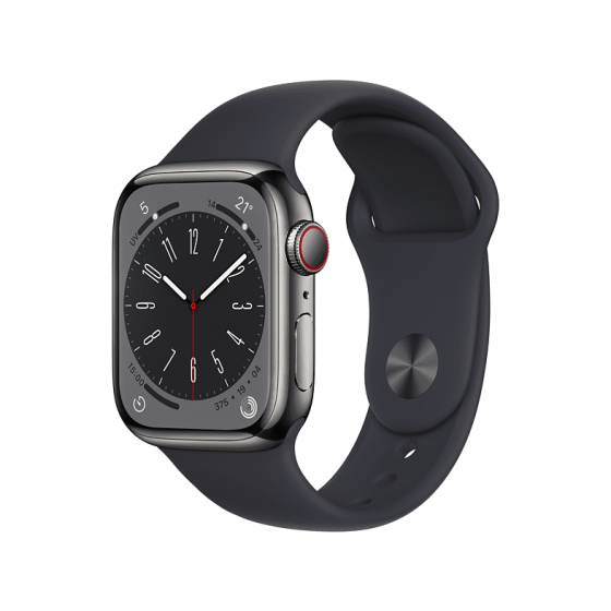 Apple Watch 8 - Stainless Nero ricondizionato usato AWS8STAINN4G41A+