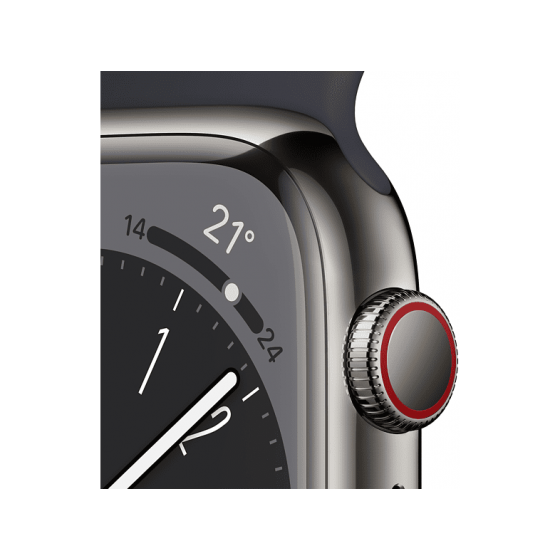 Apple Watch 8 - Stainless Nero ricondizionato usato AWS8STAINN4G41A+