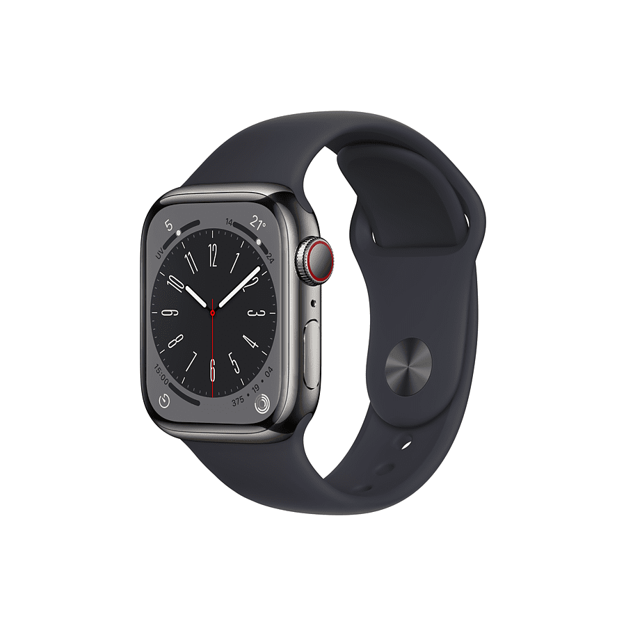 Apple Watch 8 - Stainless Nero ricondizionato usato AWS8STAINN4G45A+