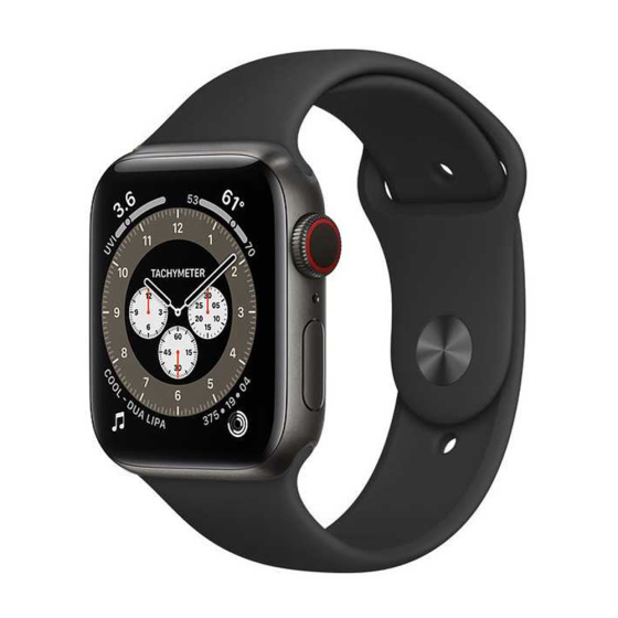 Apple Watch 6 Titanio - Grigio Siderale ricondizionato usato W644MMGPS+CELLULARNEROTITSP-B
